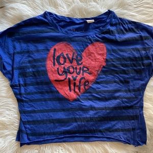 ♥️ “LOVE YOUR LIFE” OVERSIZED TEE ♥️